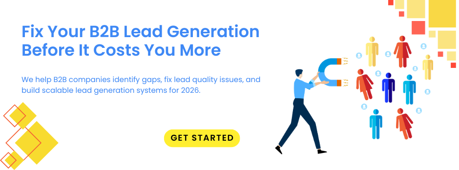 common B2B lead generation errors