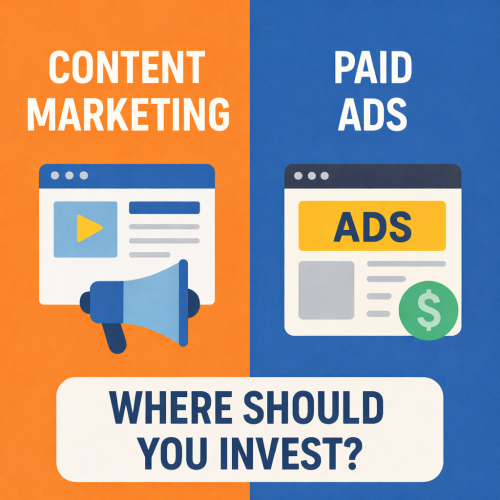 content marketing vs paid advertising